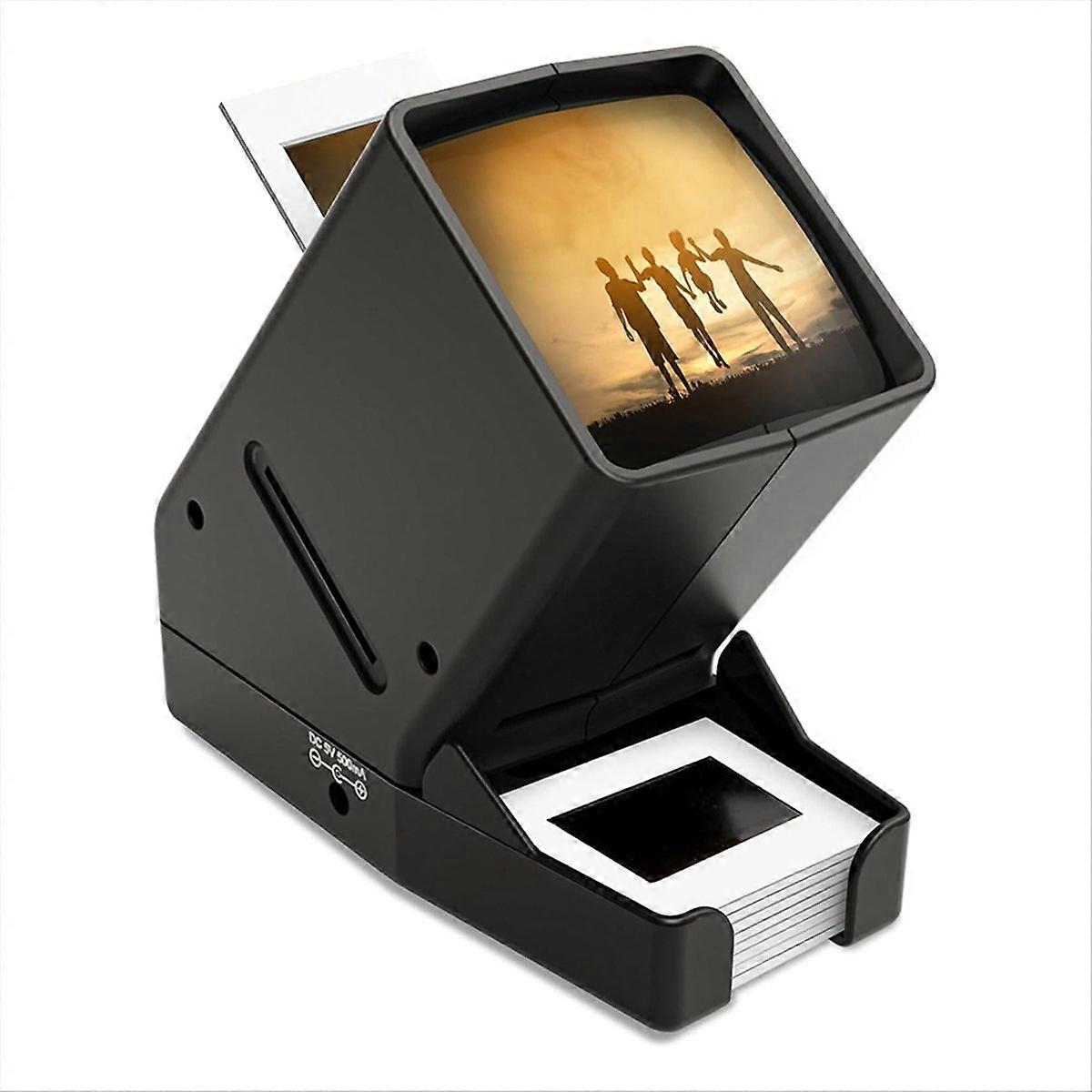 35mm Slide Viewer, 3X Magnification, USB Powered/Battery Operation