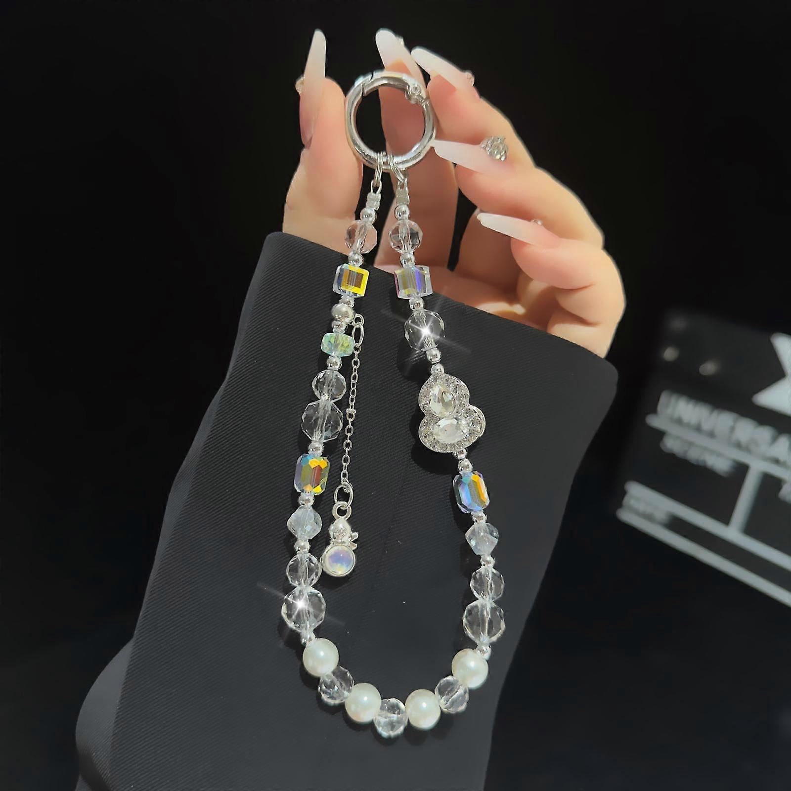Gourd Crystal Phone Charm