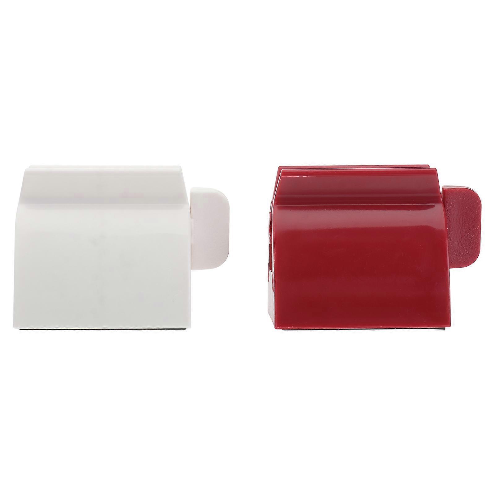 Toothpaste Squeezer Tube Holder Rolling Dispenser 4Pcs Assorted Color