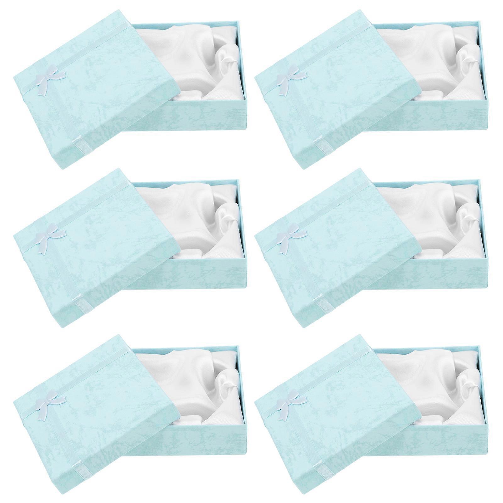 Creative Watch Packing Boxes for Jewelry Storage 12Pcs Blue Material