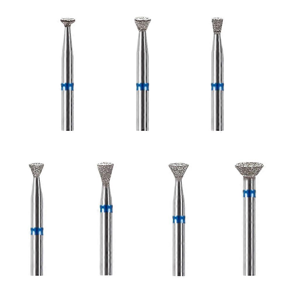 Professional Nail Drill Bits for Gel Removal 7Pcs Diamond Cuticle Remover Tips