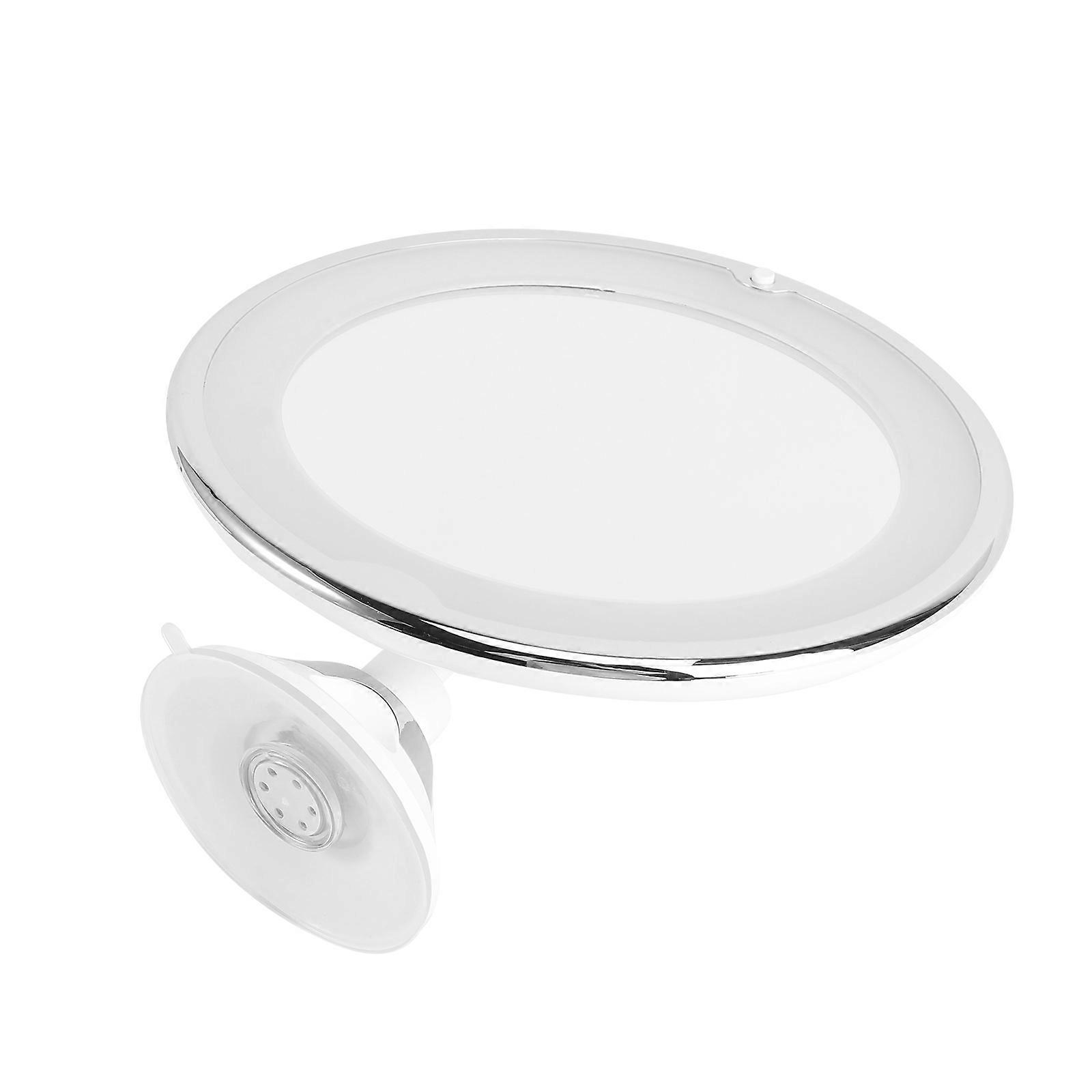 Miroir portable grossissant 7x avec LED et ventouse pour maquillage quotidien