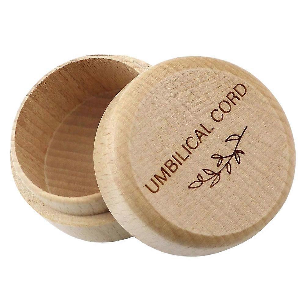 Baby Keepsake Organizer Box Wooden Umbilical Cord Box for Storage