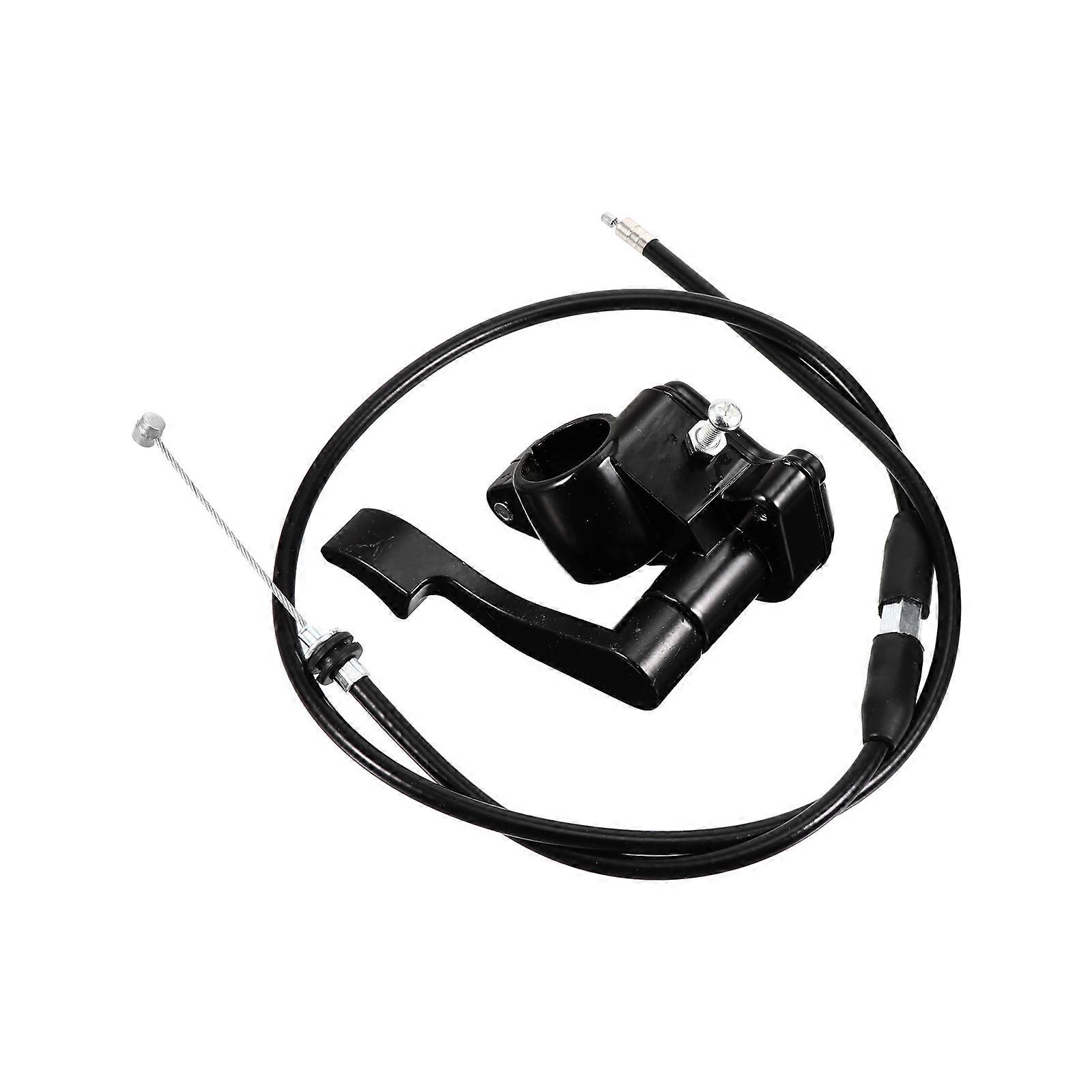 Motorcycle Throttle Lever Thumb Control with Accelerator Cable 1Set