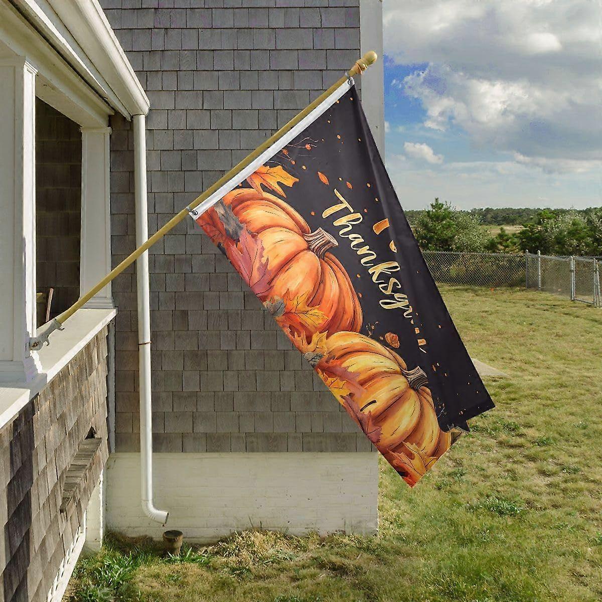 Græskar Efterårsflag rq 0754