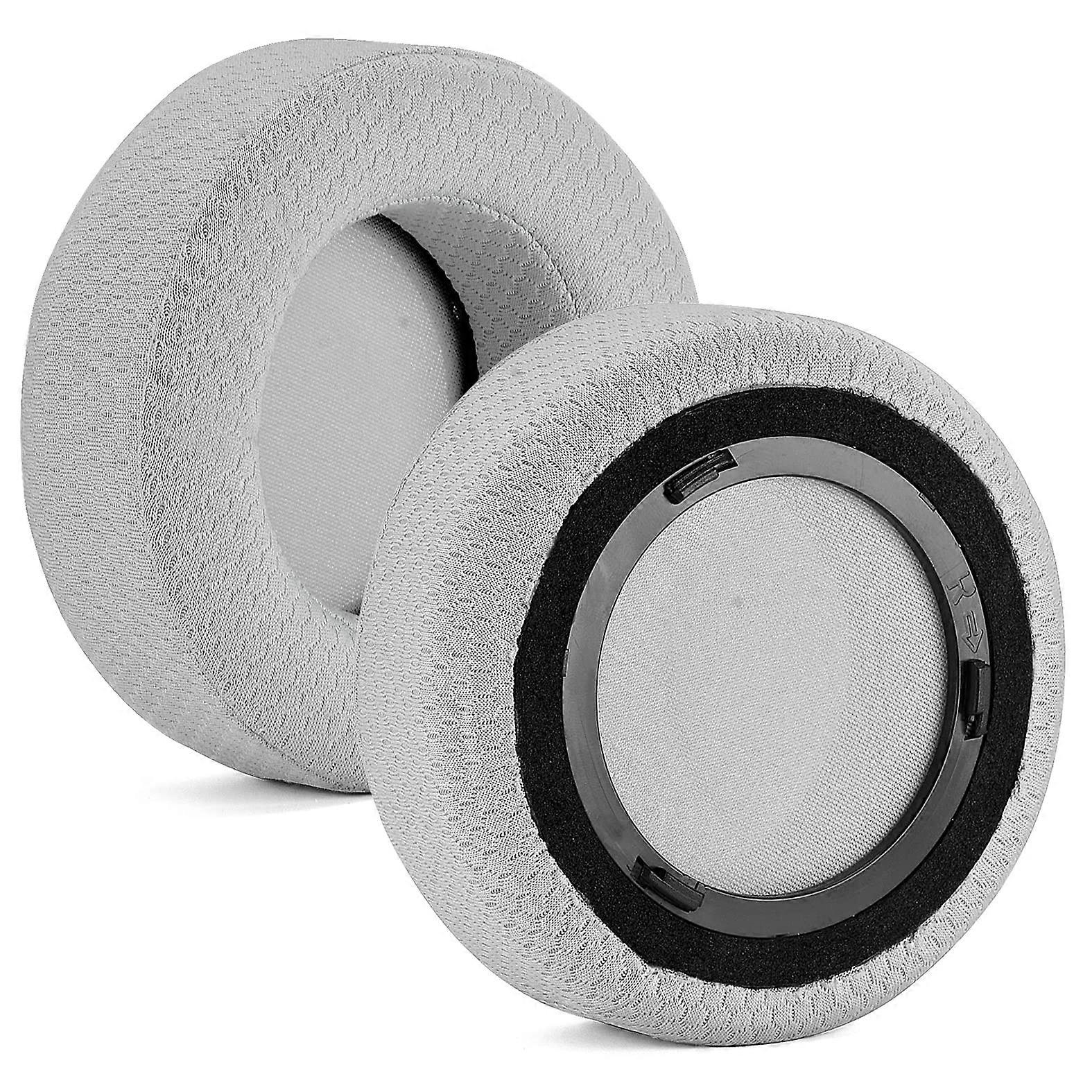Gray Ear Cushions For Corsair Virtuoso RGB Wireless Headset SE, Density Foam, NoiseCancelling
