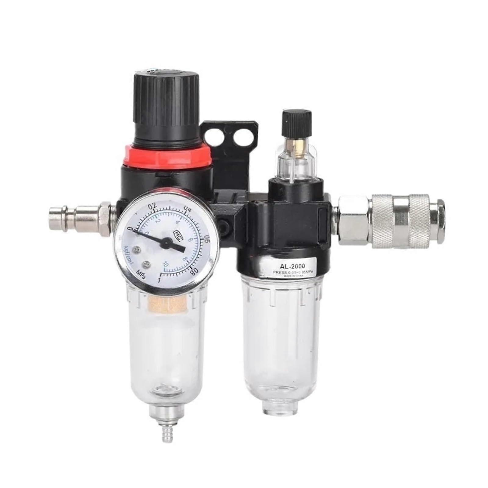 AFC2000 1/4 Air Compressor Filter Regulator with Oil Water Separator for Precise Pressure Control