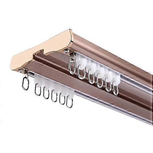Curtain Track System 4.5m HeavyDuty Double Ceiling Mount Rail for Room Divider and Privacy Solutions