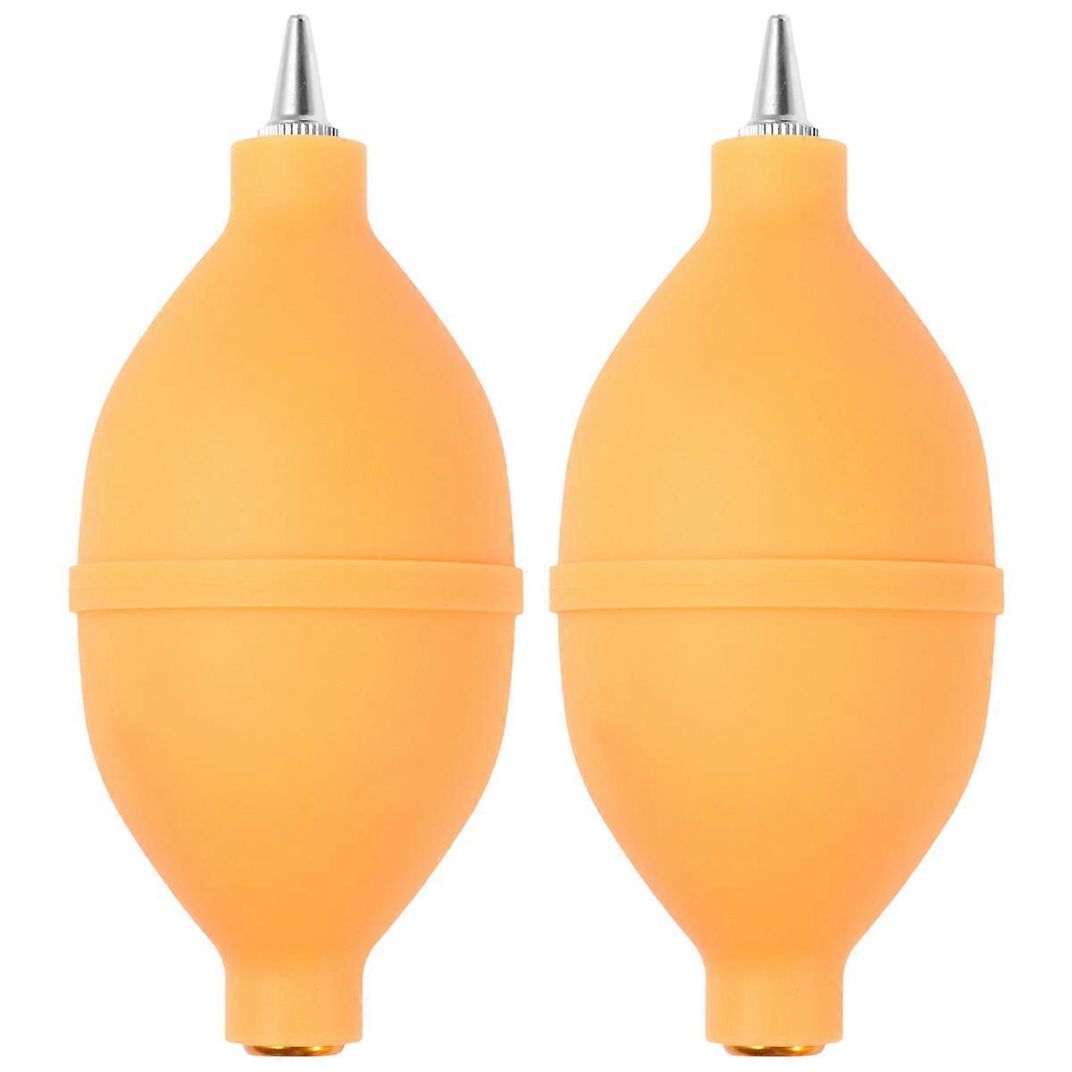 Squeeze Bulb Silicone Air Blower for Dust Removing 6Pcs Yellow Set