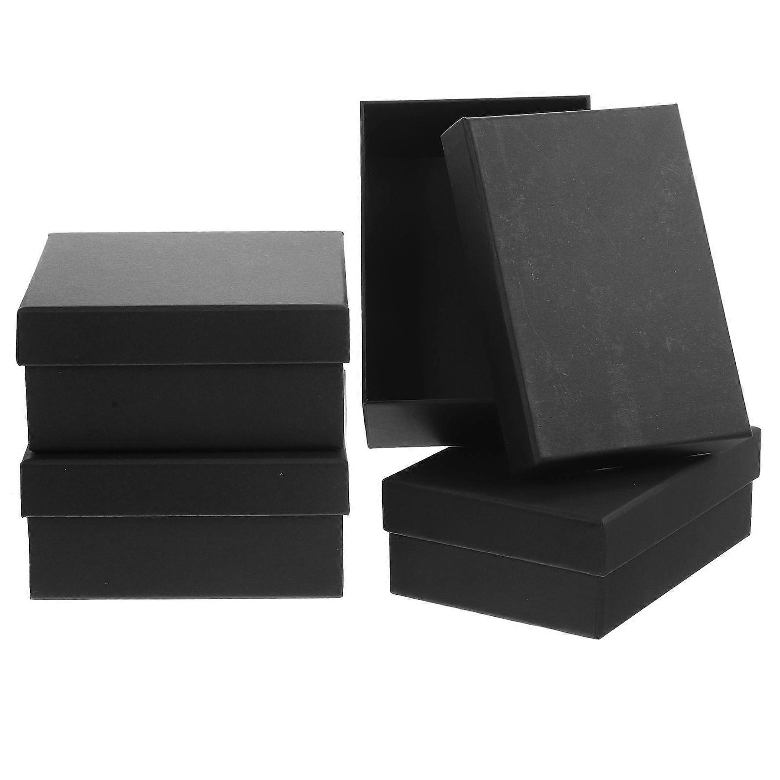 Wedding Present Box Gift Wrapping Boxes Elegant Square Packaging Christmas 15x15x7cm 4Pack