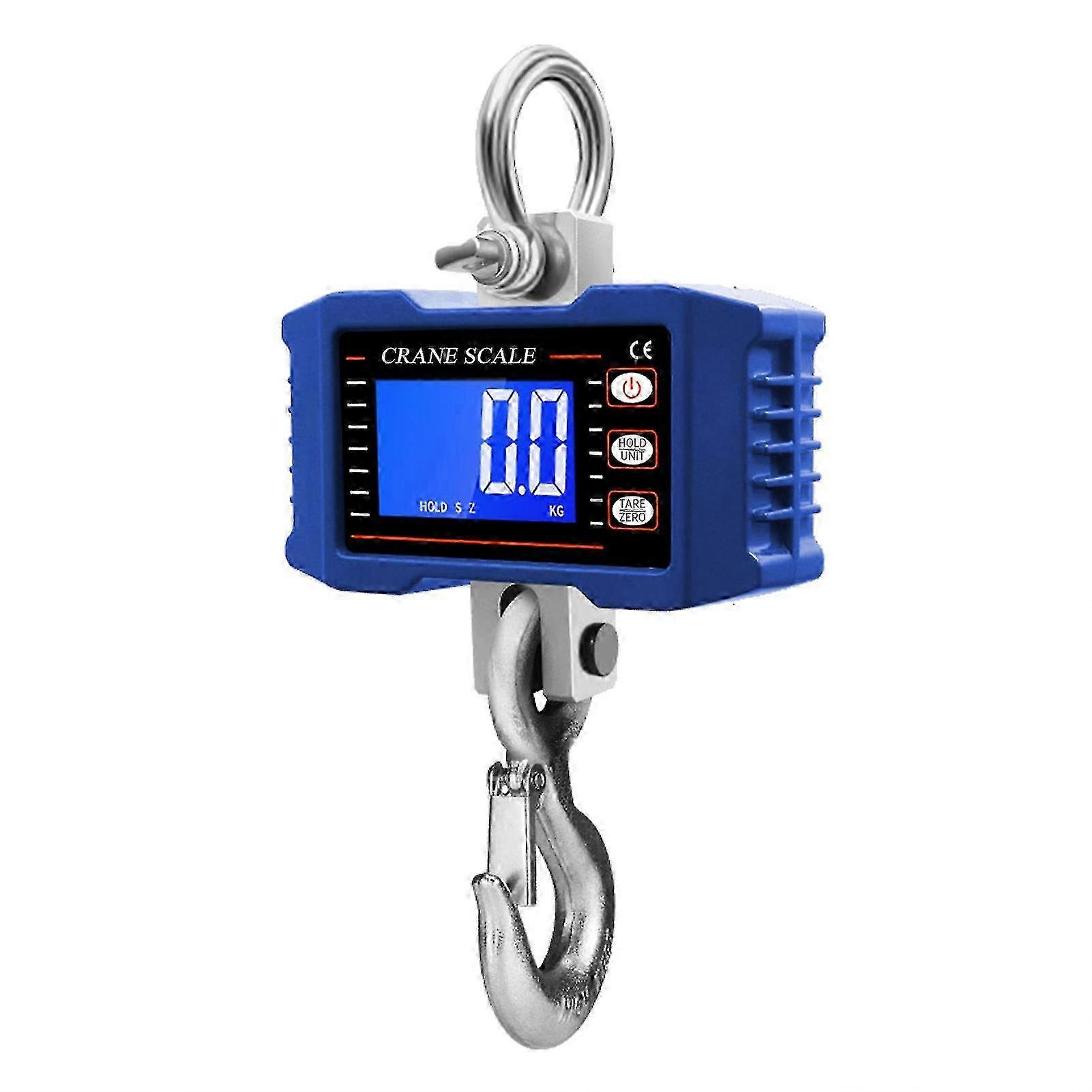 25-26 Portable Digital Hanging Scale Remote Control 1000kg/ 2204lbs Lcd Backlight