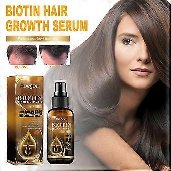 25-26 Biotin Premium Haarwuchsserum, Biotin Haarwuchsspray, Biotin Verdickendes Kräuterserum, Haarwuchsserum für dickeres, längeres und kräftigeres Haar