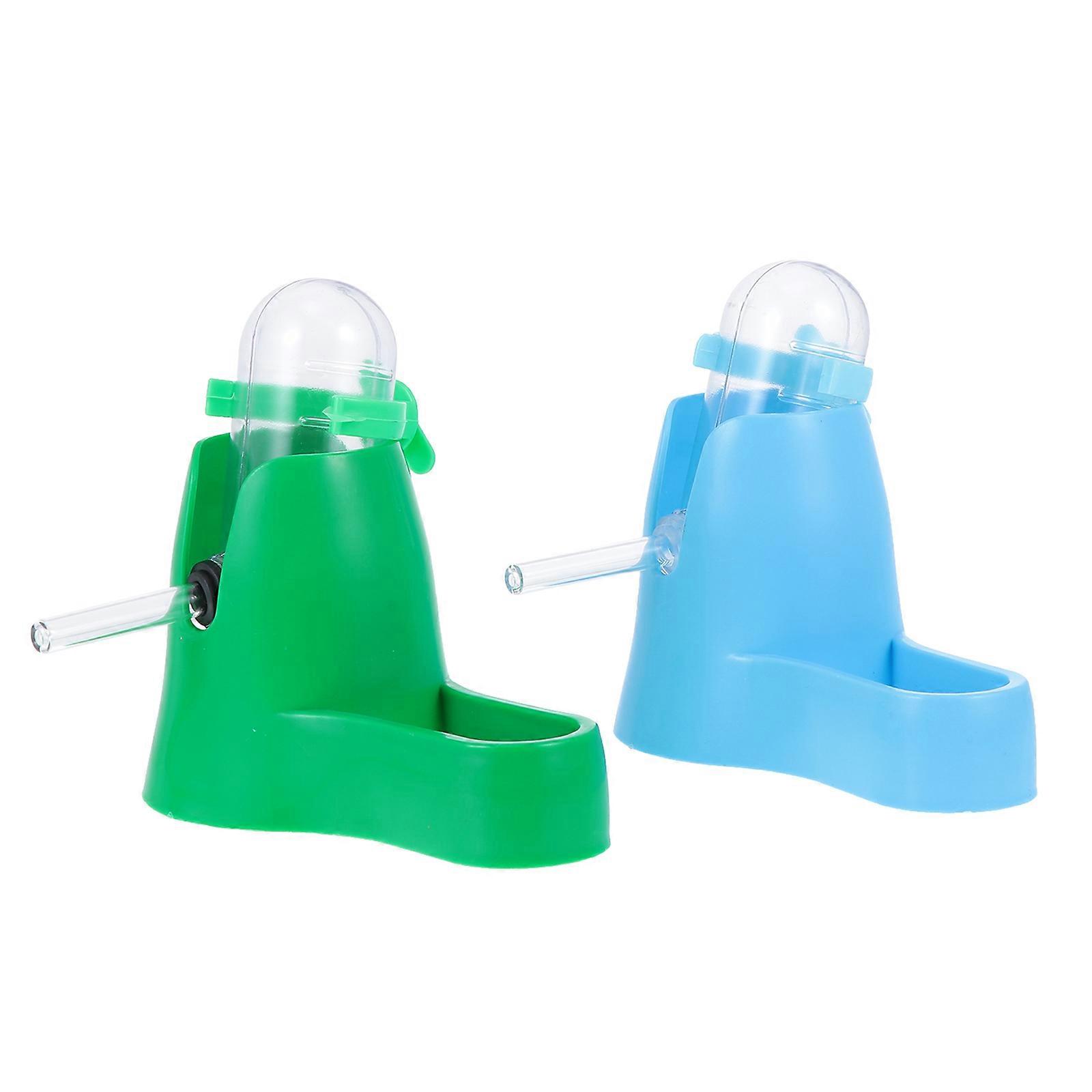 Pet Water Bottle Automatic Water Feeder with 6Pcs for Small Animals