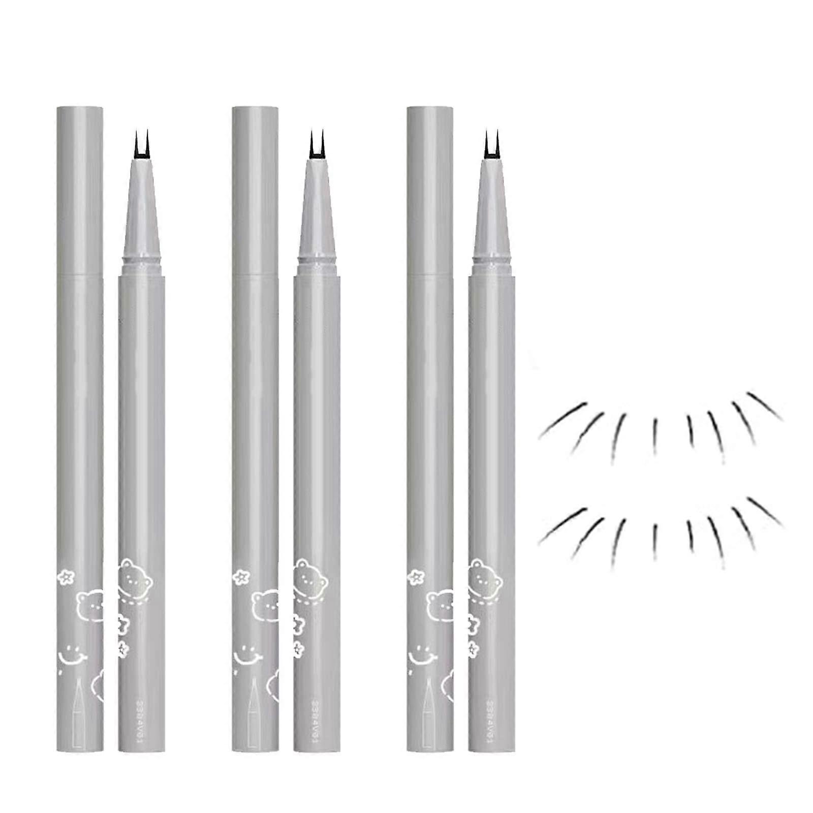 Waterproof Dual Tip Eyeliner Pencil for Lower Lashes, Smudge Proof Long Lasting Precision