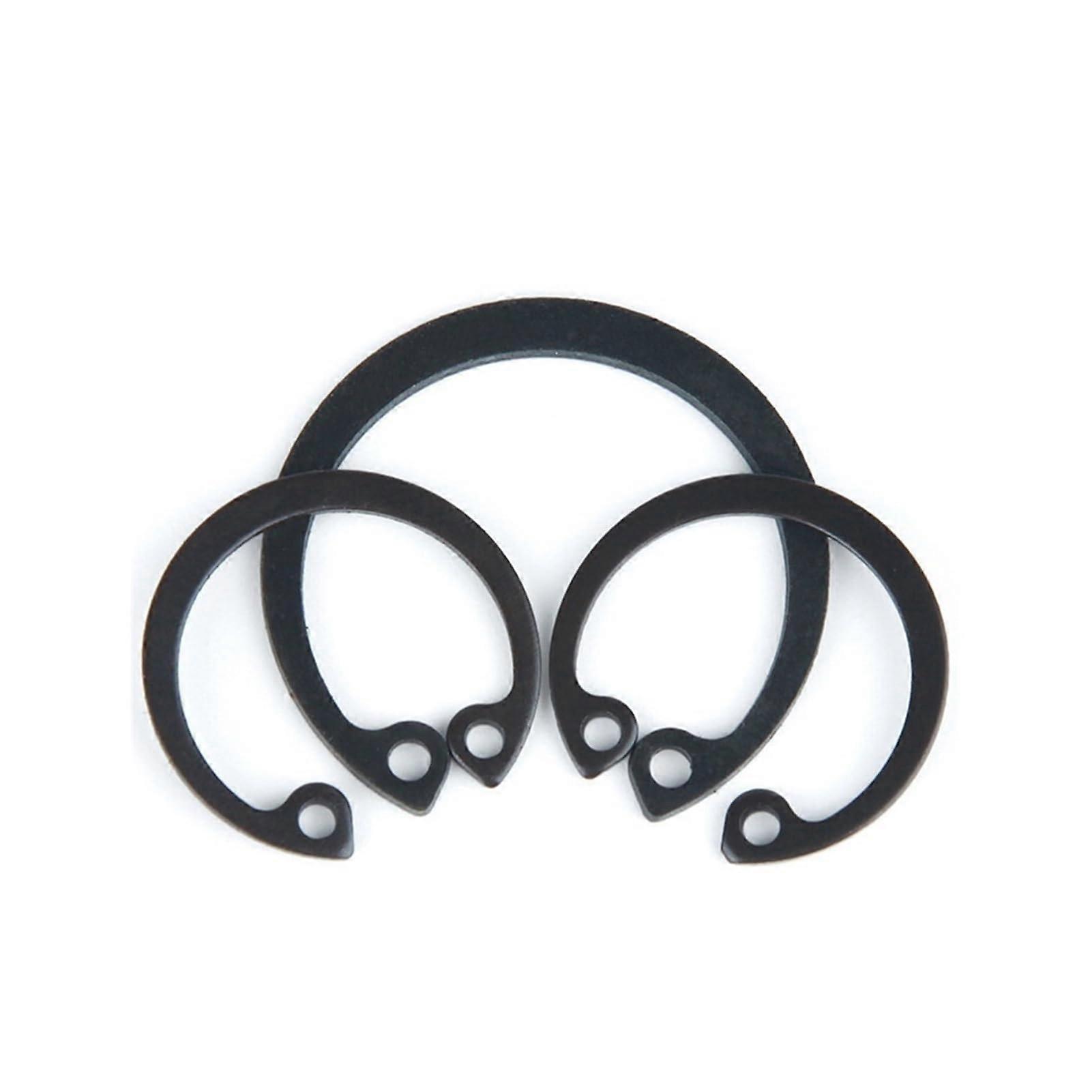 Internal Circlip Assortment M8M30 Retaining Ring Kit 65Mn Black Steel RustResistant 25pcs M17