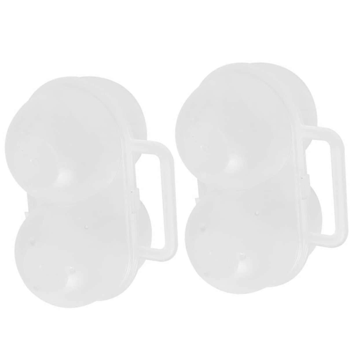 2pcs Egg Holder Set for Camping Travel Picnic, Durable Compact Egg Storage Container