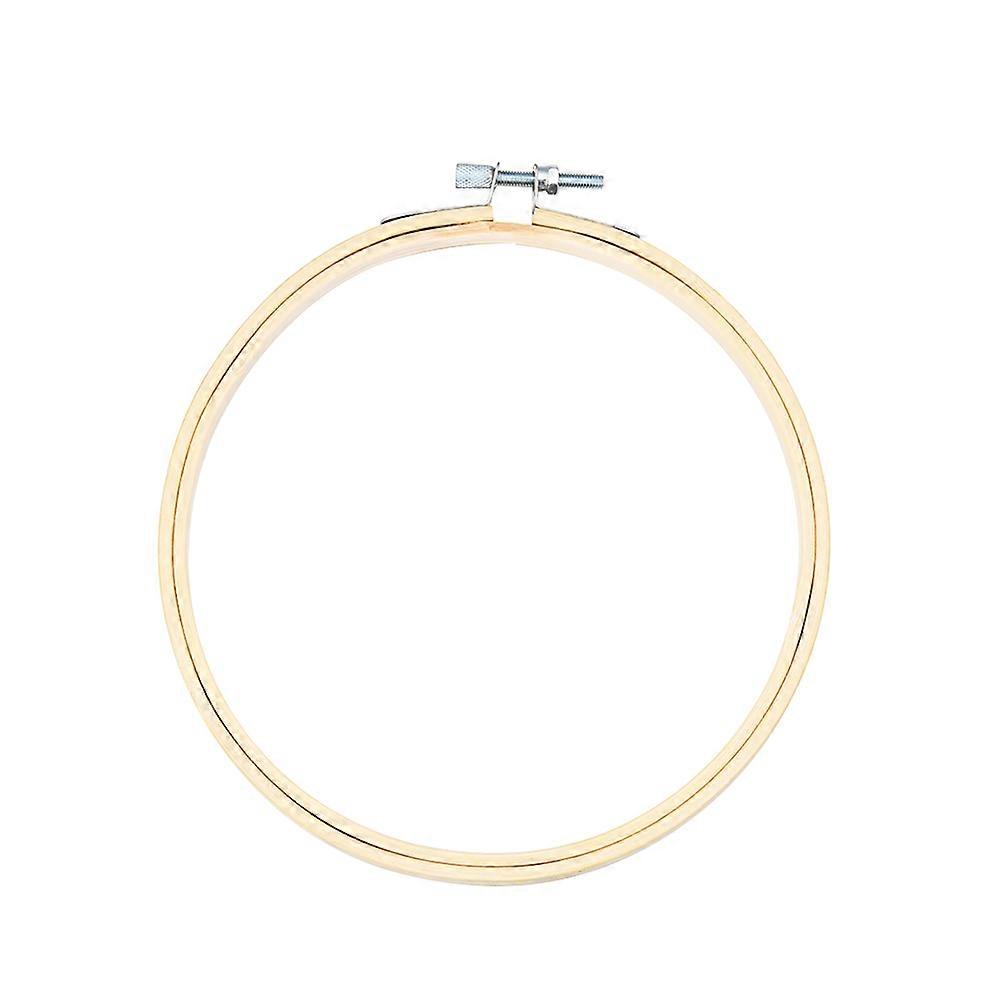 Needlecraft Bamboo Handmade Round Loop Embroidery Hoop Cross Stitch Frame Sewing Tools