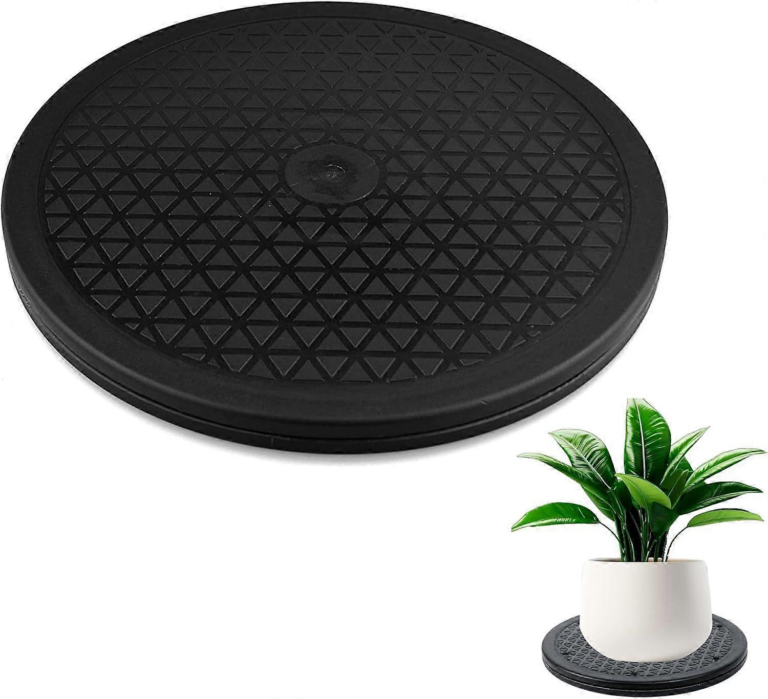 25cm rotating turntable, 360 manual rotating tray, with ball bearings, diamond pattern.