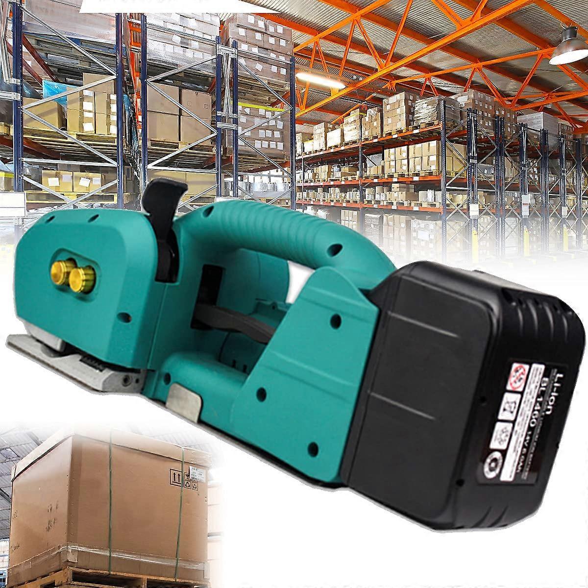 Electric Strapping Tool with Automatic Tensioning and Seal Welding for PP PET Packaging