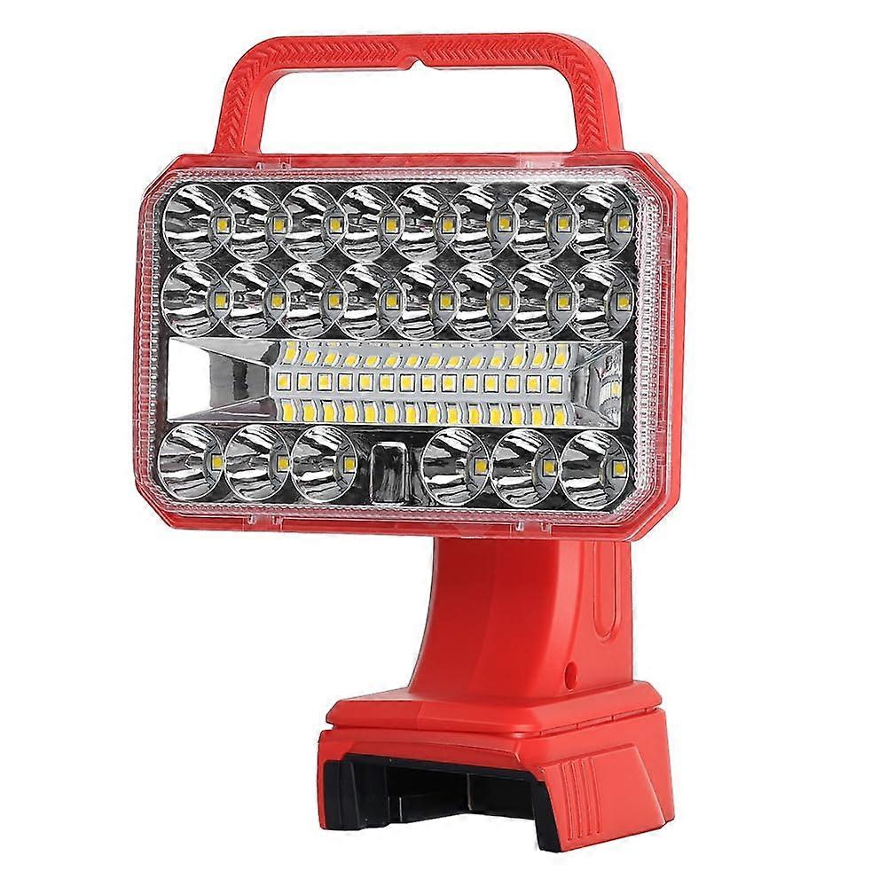LED Work Light 2000 Lumens Triple Mode 18V USB Rechargeable for Jobsite Camping