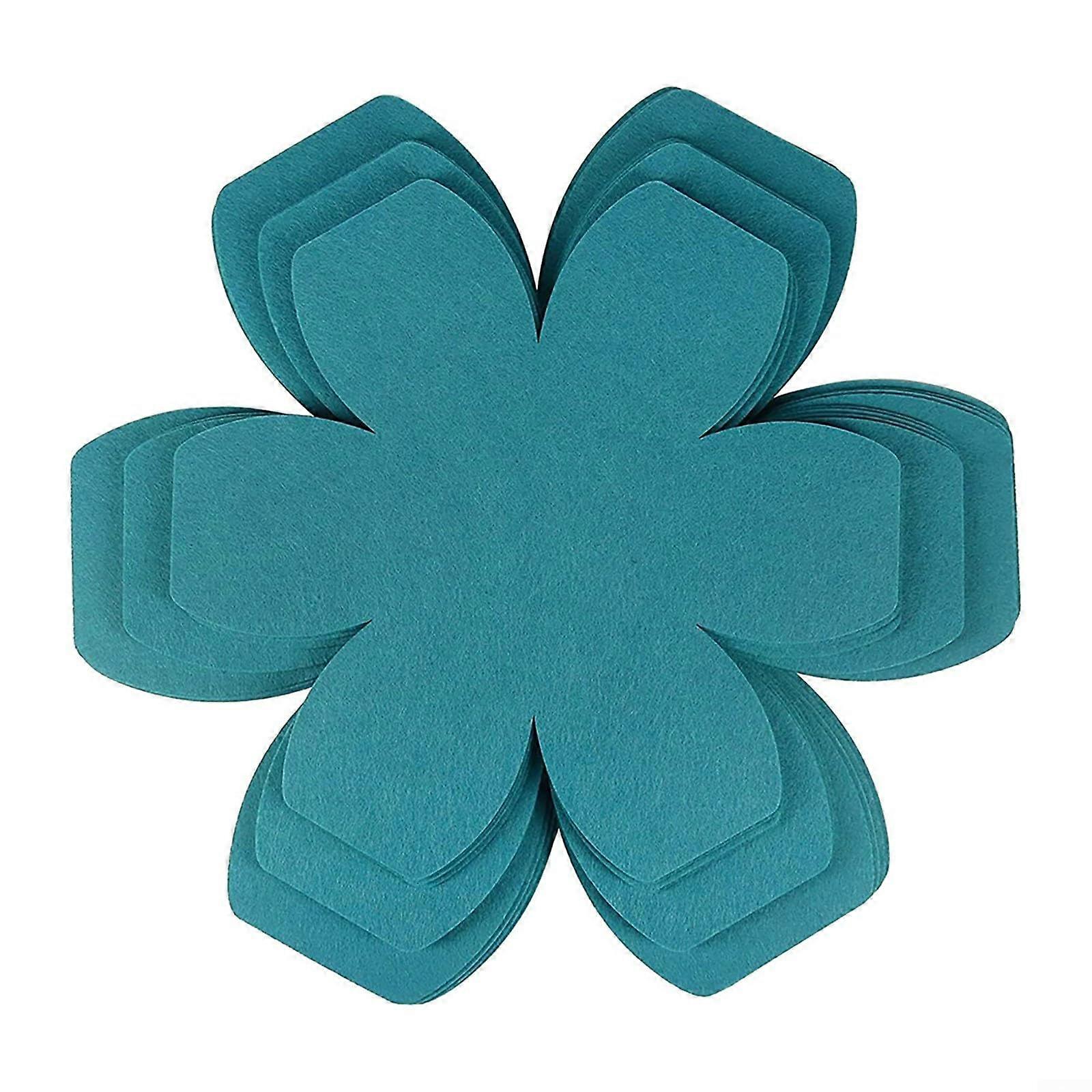Pot and Pan Protectors Set, 12Pack Felt Cookware Pads, MultiSize Scratch Reusable Lake Blue