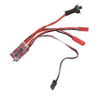 30A RC Boat ESC Brushed Motor Speed Controller with Brake, Dual Way Marine and Crawler Use