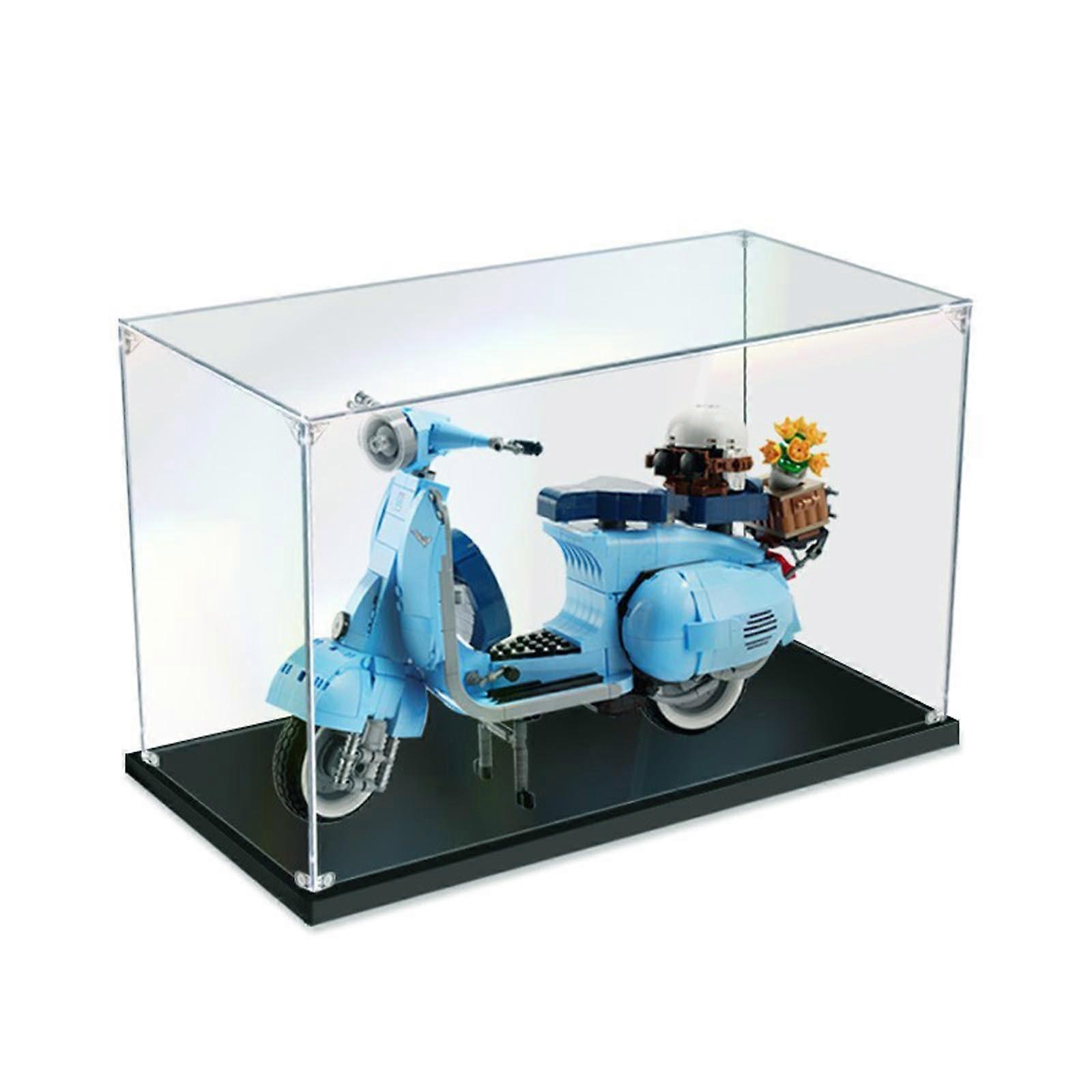 Acrylic Display Case for  10298 Motorcycle, Clear Dustproof Storage Box, Easy Assembly