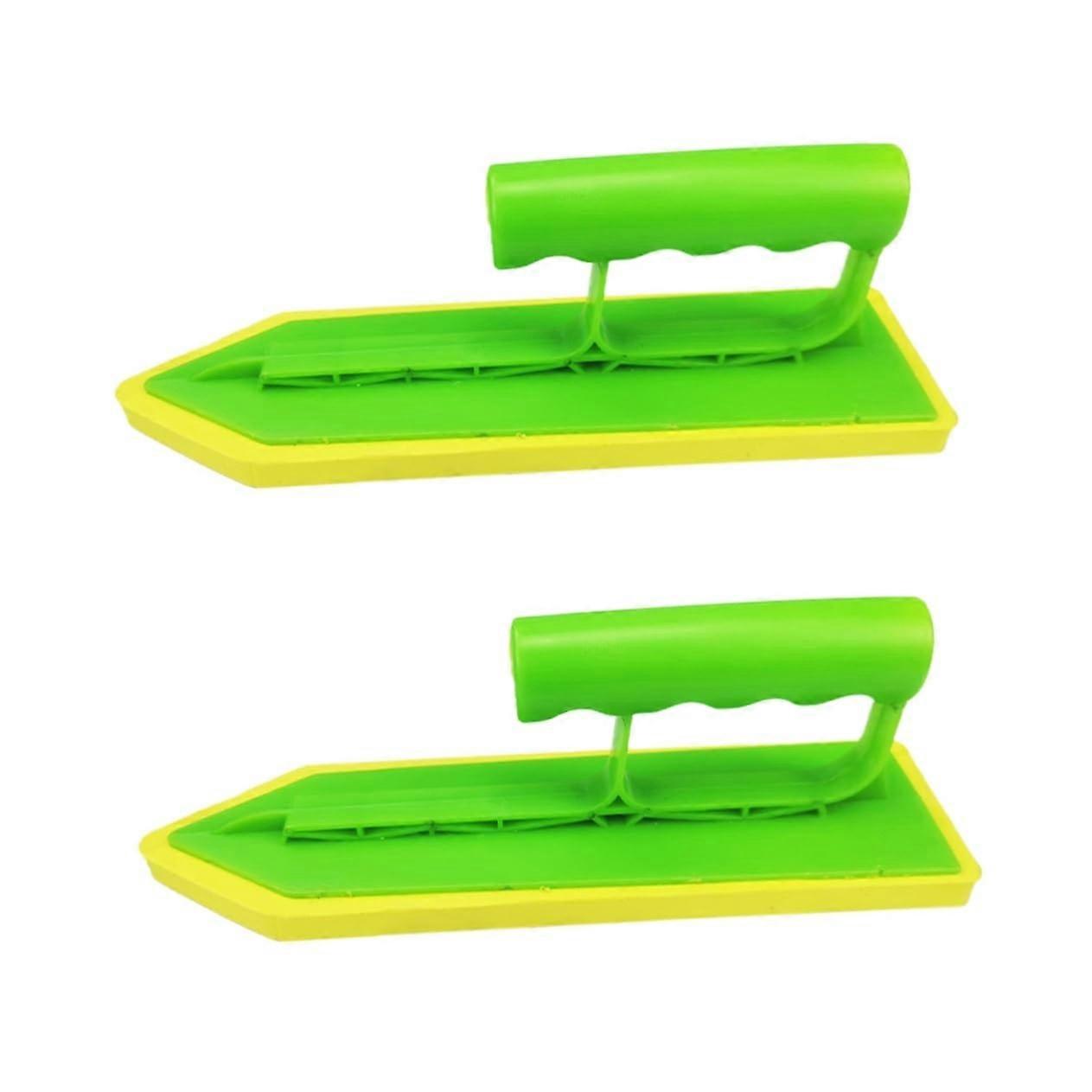 2 Pack Rubber Grout Float for Tile Installation Floor and Wall Ergonomic Handheld Design