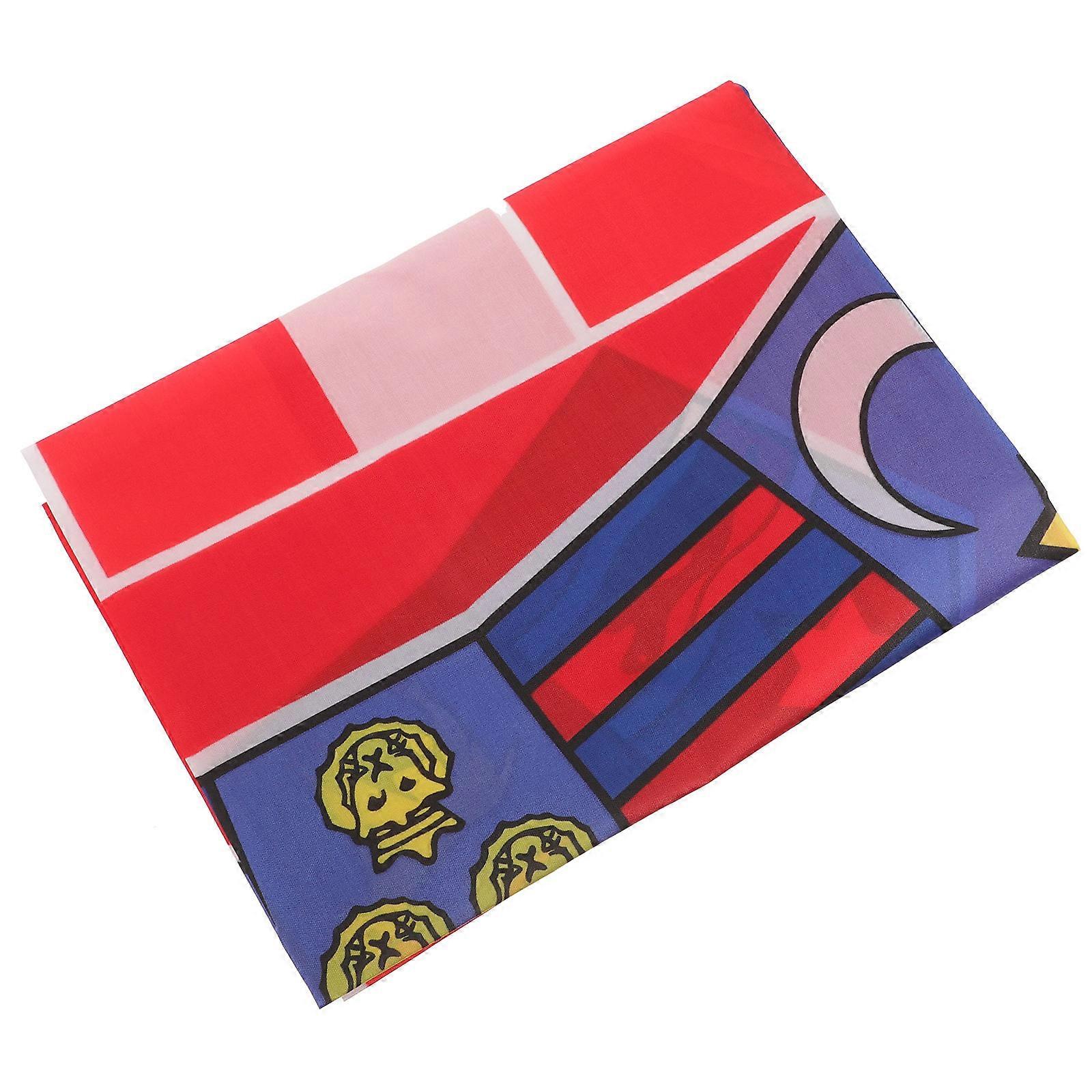 National Flag Cape for Decoration Lightweight Polyester Flag Cape