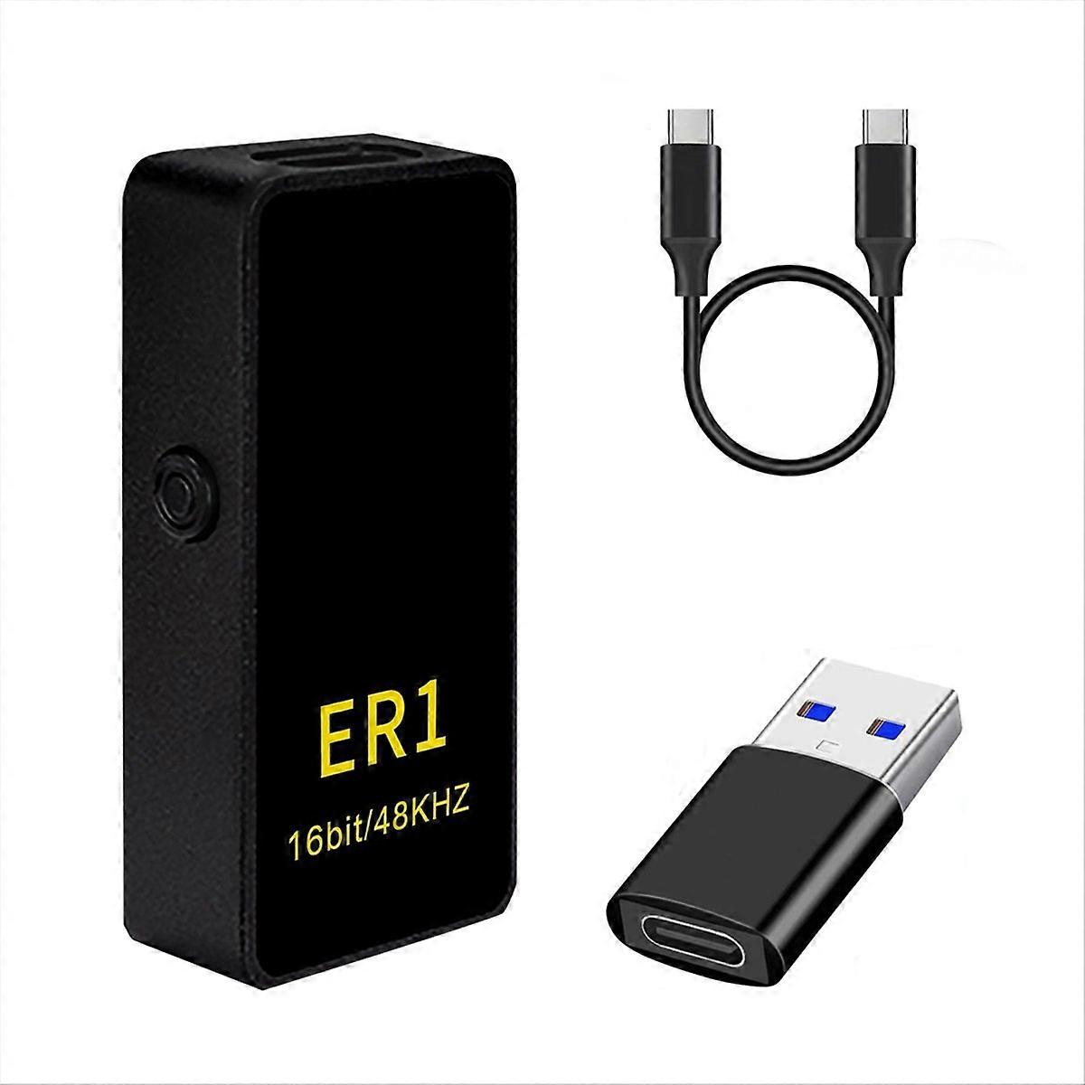 Headphone Amplifier HIFI Decoding Phone Sound Card 16bit/48kHz Portable Audio Decoder for //IOS/Andr