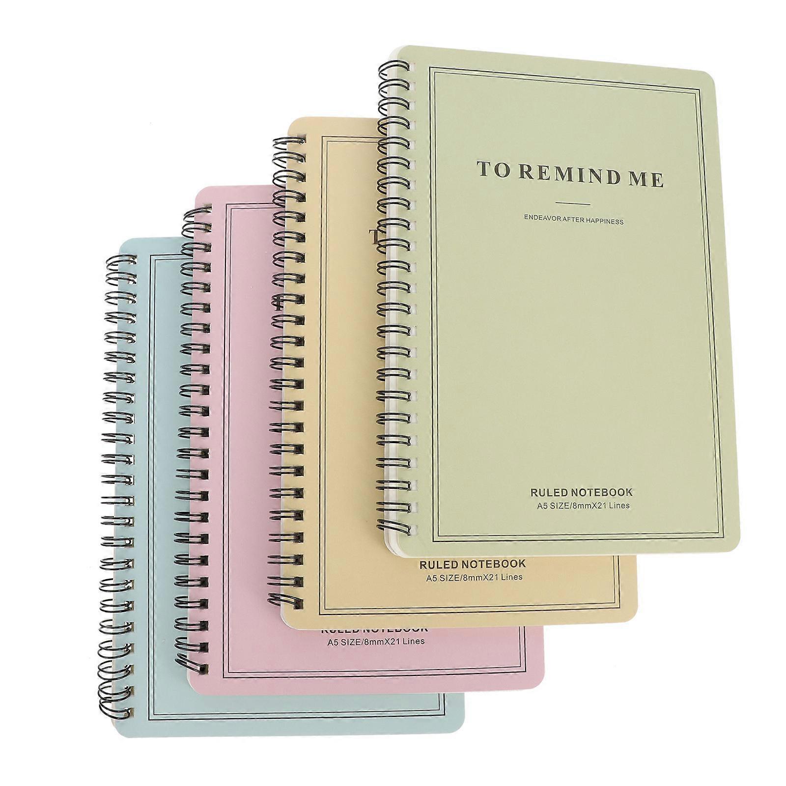 Stylish 4Pcs Notebooks for Creative Writing Use in Assorted Colors