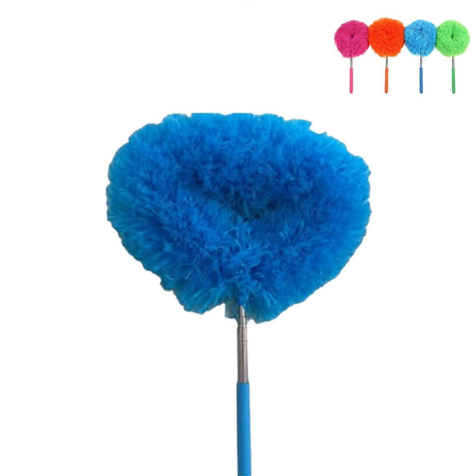Extendable Ceiling Fan Duster with Telescopic Pole, Anti-Static Blade Cleaner