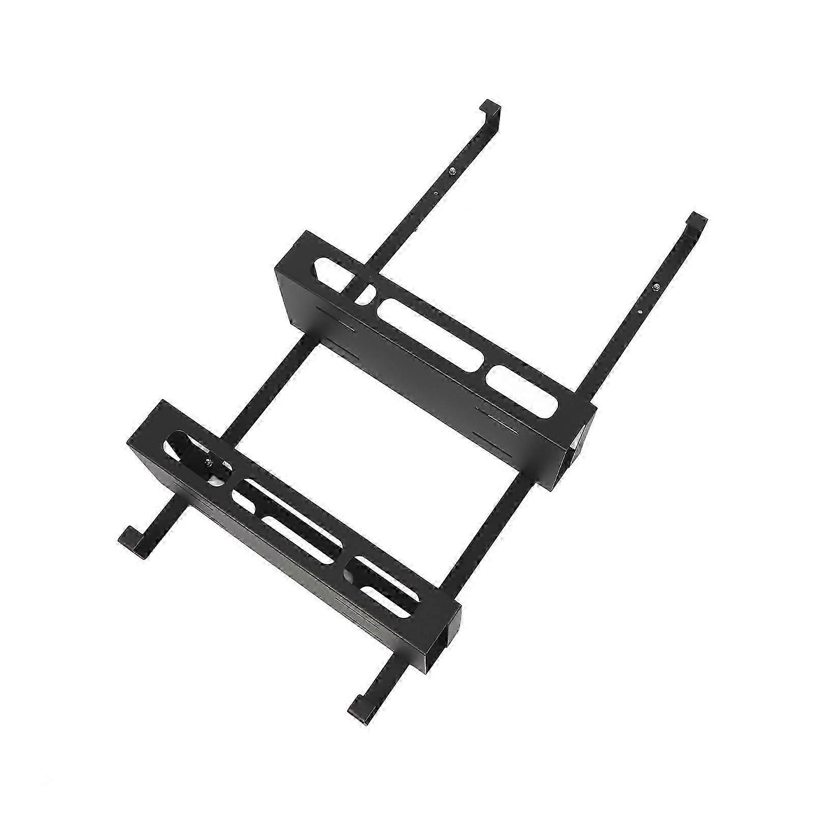 Type A double-layer metal wall-mounted shower shelf with suction cup