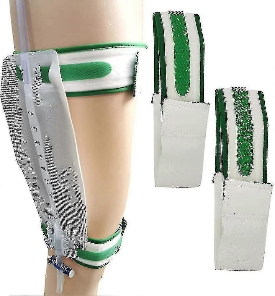 2 stk kateter benpose holder kateter benstropp urin dreneringsrørholder kateter stabilisering