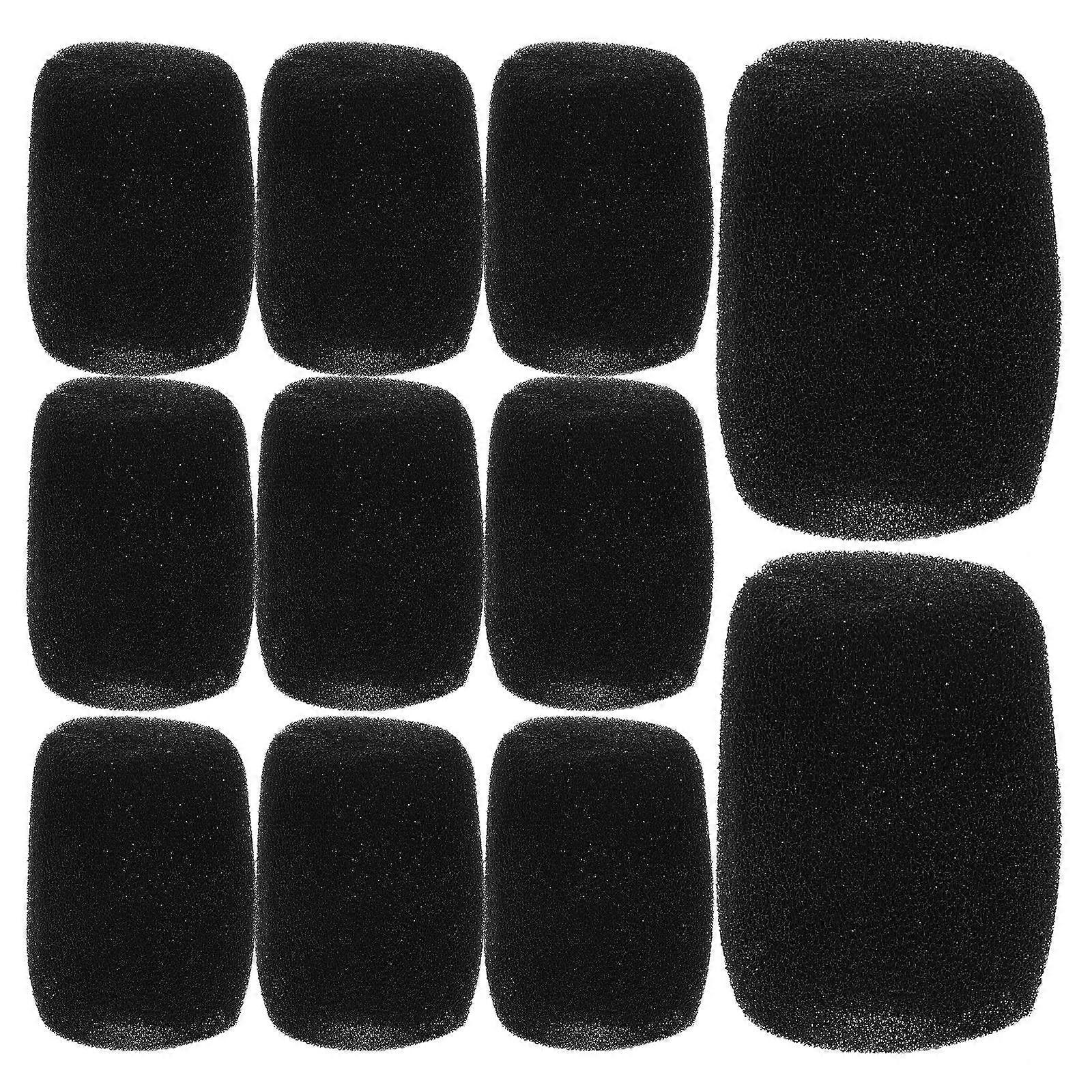 Microphone Windscreen Cover Foam Protective Shield for Mic Use 12Pcs