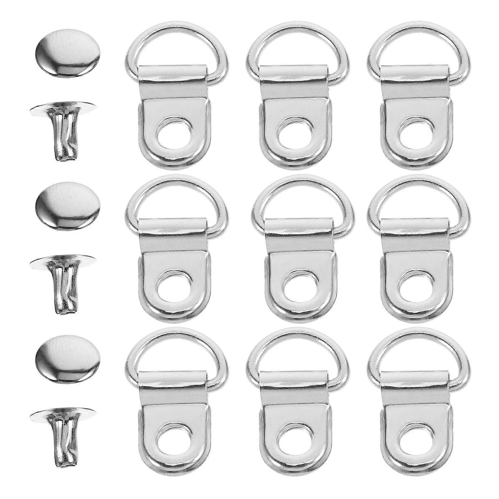 Durable Shoes Button for DIY Use 30Sets Replaceable Handbag Buckle Accessories