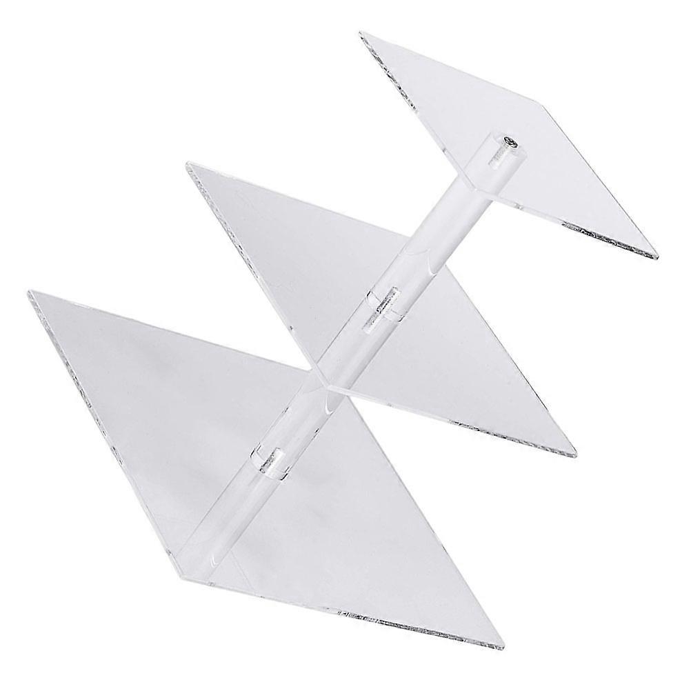 Cake Display Holder Acrylic Multi Layer Stand Transparent Stable Support 1Set