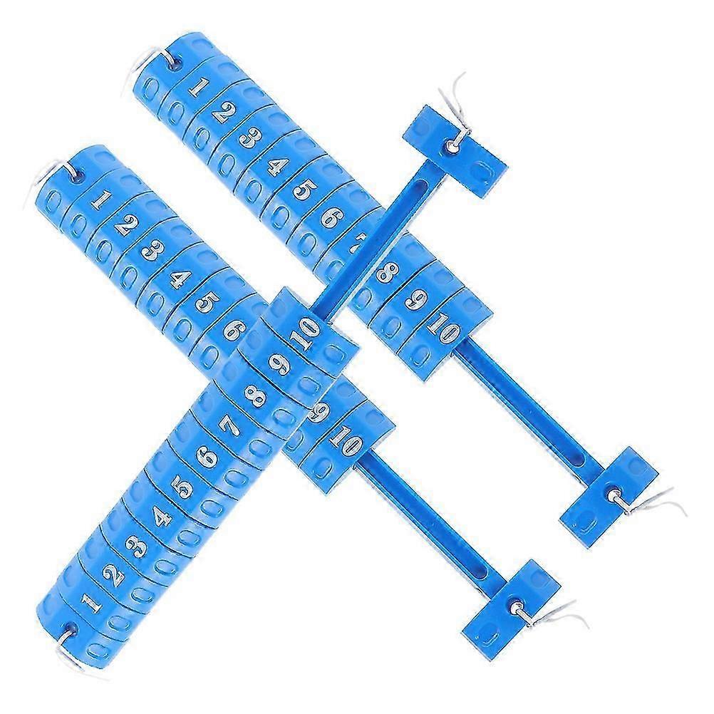 Foosball Score Counters Blue Plastic Table Soccer Score Keepers 9Pcs