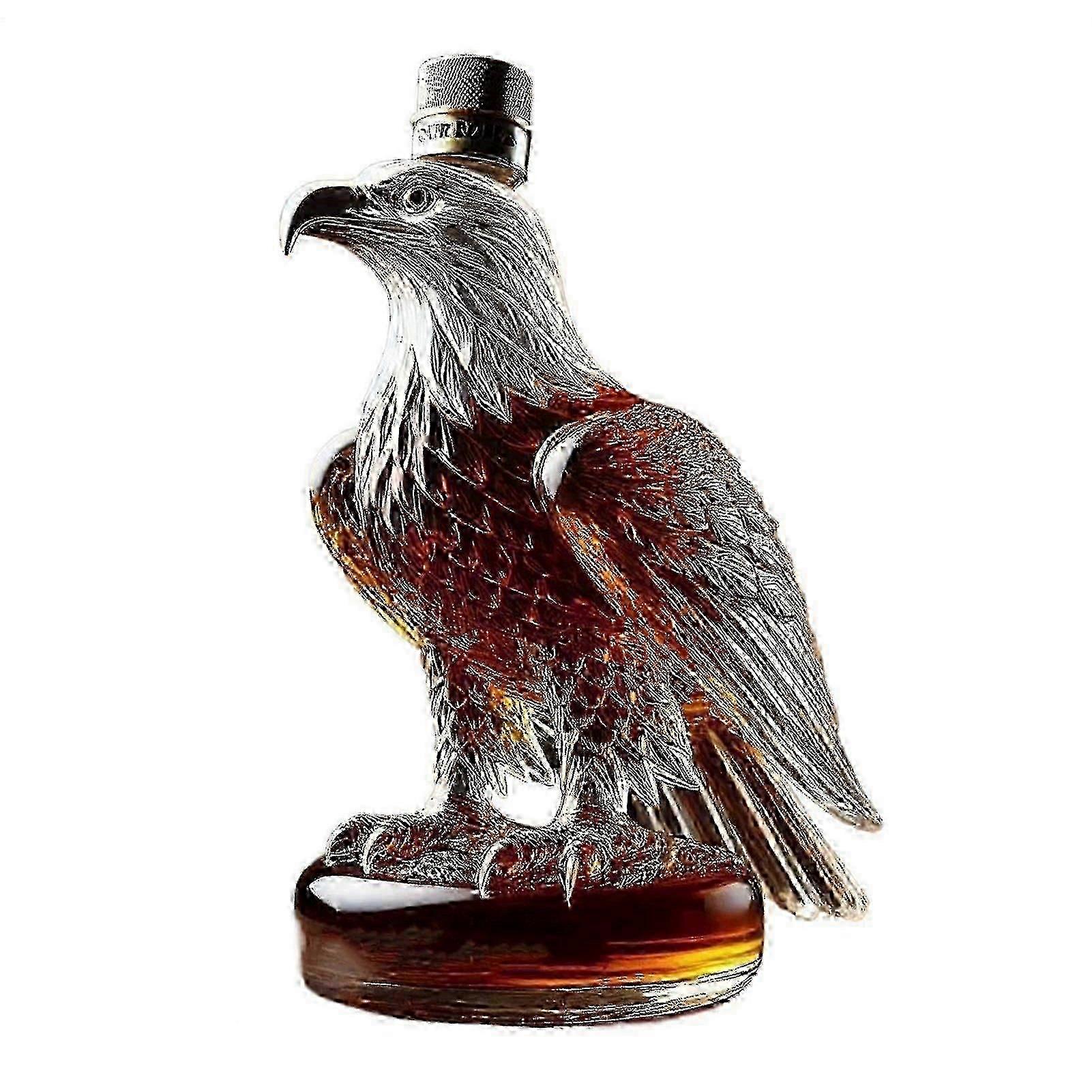 Whiskey decanter with eagle shape 350ml compatible with bourbon and scotch