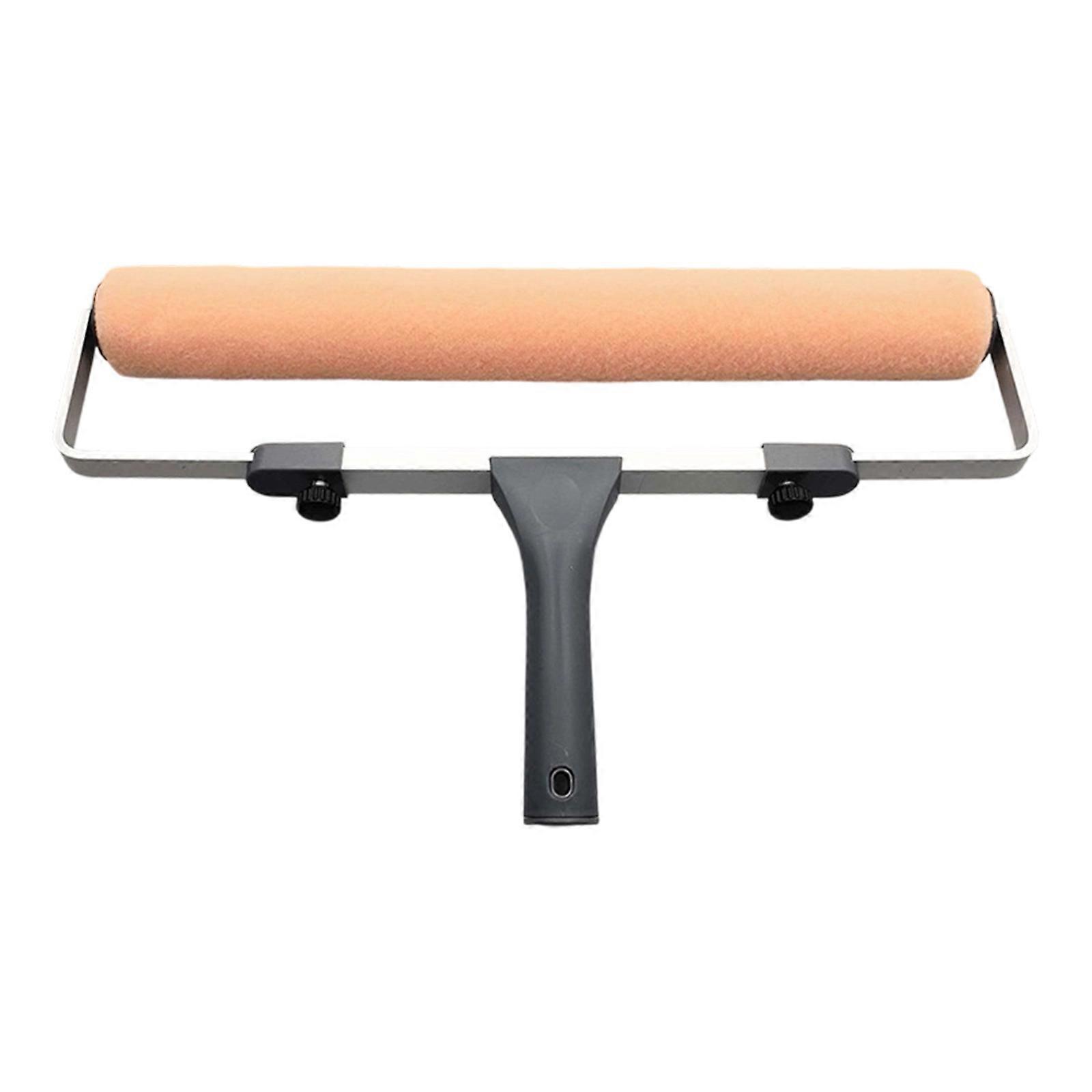 Professional Lambskin Pattern Paint Roller Adjustable Frame Roller Brush For Interior Wall Coating Task Multicolor