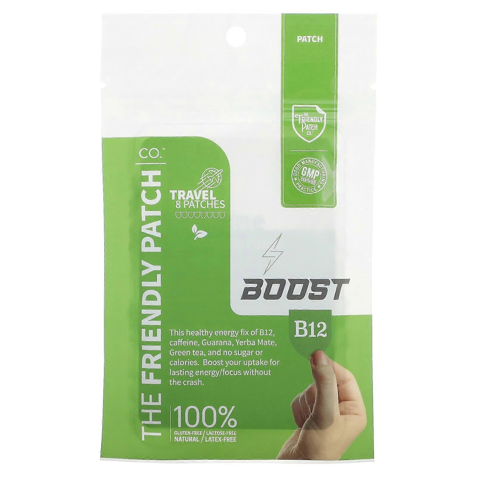 The Friendly Patch, Boost, Energy Patch, 8 Patches, 2-Pack