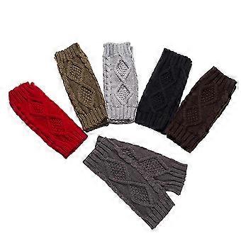 7a Set Of 2 AcrylicFibers Soft And Breathable Fingerless Gloves compatible withKeeping Warm In Winter
