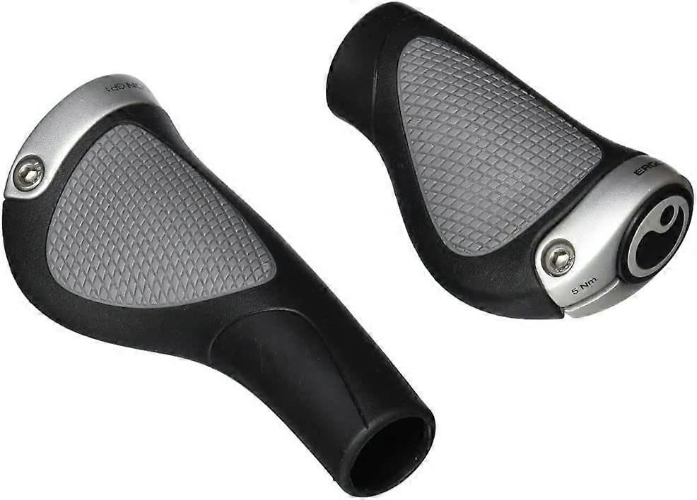 Dww Bicycle Grip - Black/Silver - Size: L