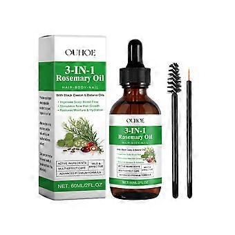 OUHOE Rosemary Black Castor Batana Oil Odżywcza Nawilżająca Naprawa Nawilżająca Esencja Do Pielęgnacji Włosów I Paznokci