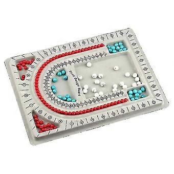 Bracelet Design Board Flocked Bead Board Bracelet Beading Jewelry Organizer Tray Design Diy Craft Tool (necklace Beads/bracelet Beading Board)