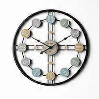 40CM wrought iron wall clock