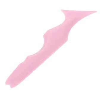 Mascara tekenhulpmiddelen, multifunctionele eyeliner stencil voor make-up, 5-delige roze set.