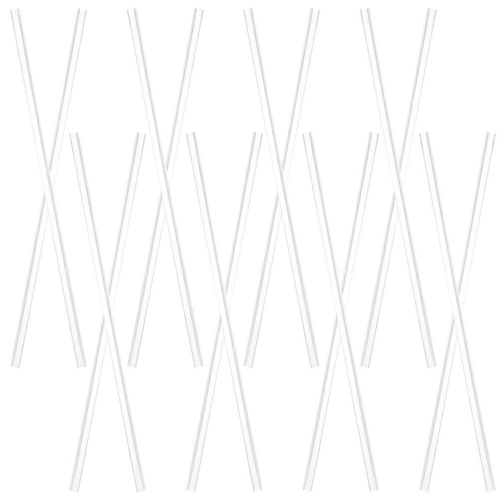 Multi-Function Silicone Straw Water Cup Straws for Drinking Use 20Pcs White