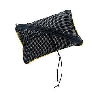 Housse de coussin Trail Rest pour la randonnée, pochette de rangement pour vêtements en fibre de polyester, 36 x 25 cm, noir et jaune, multicolore.
