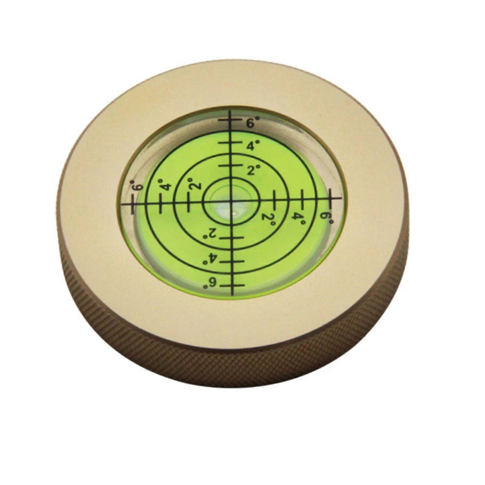Circular Bubble Level with Degree Markings Compact Round Bubble Level with